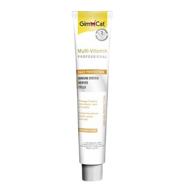 خمیر مولتی ویتامین گربه جیم کت مدل PASTE-Professional وزن 100 گرم