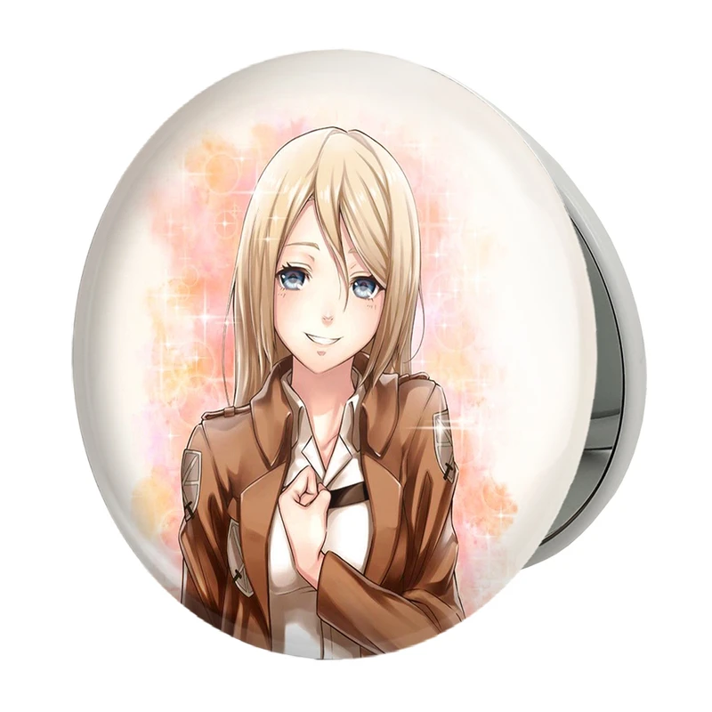 آینه جیبی خندالو طرح هیستوریا ریس انیمه اتک آن تایتان Attack on Titan مدل تاشو کد 11042 