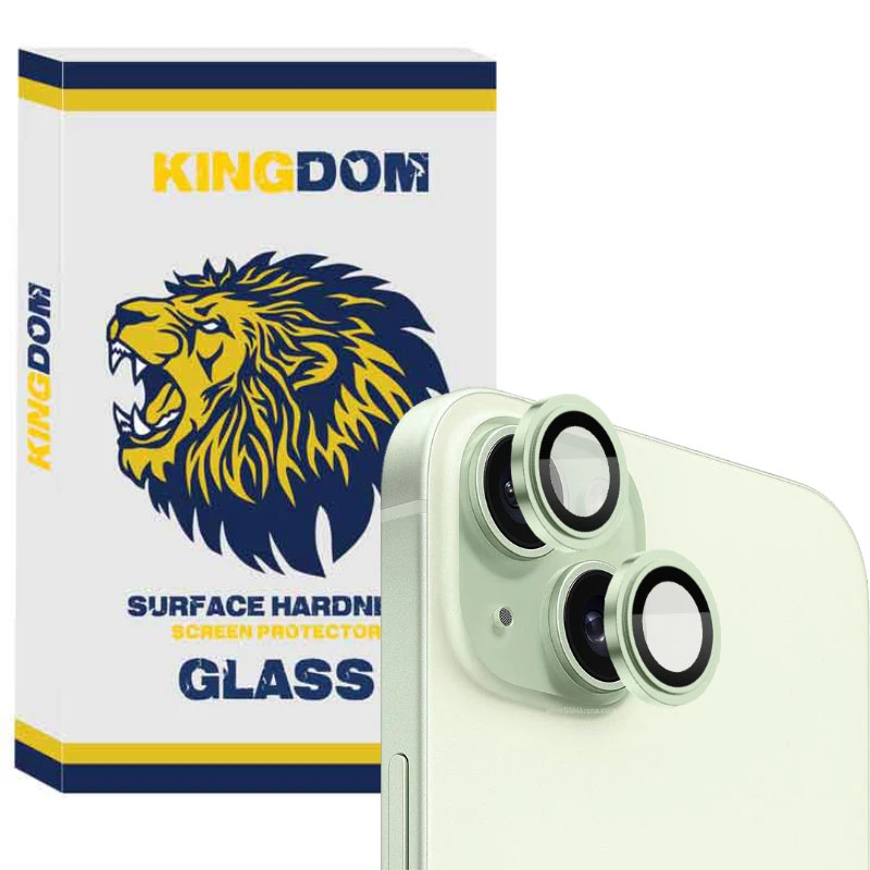محافظ لنز دوربین کینگدام مدل رینگی مناسب برای گوشی موبایل اپل Iphone 15 Plus 
