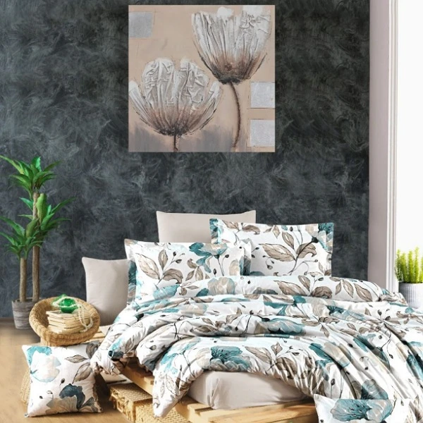 سرویس ملحفه دو نفره 4 تکه سلونیا مدل 003