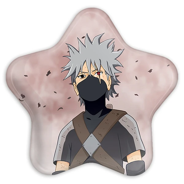 پیکسل خندالو طرح هاتاکه کاکاشی انیمه ناروتو مدل ستاره ای کد 11269