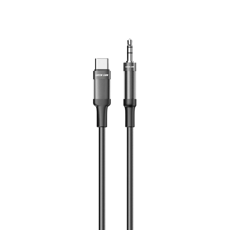 کابل تبدیل USB-C به AUX گرین لاین مدل BRAIDED CABLE طول 1 متر