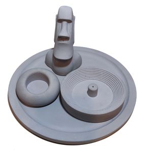 نقد و بررسی ست 4 تکه جاشمعی و جاعودی و مجسمه بتنی مدل ایستر کد S-7 توسط خریداران