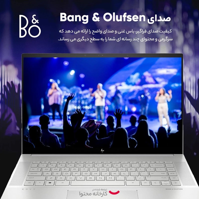 لپ تاپ 16 اینچی اچ‌ پی مدل ENVY 16 H1023-i9 13900H 32GB 512SSD RTX4060 W - کاستوم شده
