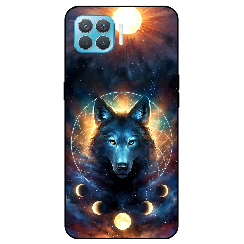 کاور مگافون طرح گرگ و ماه مدل 8006 مناسب برای گوشی موبایل اوپو A93