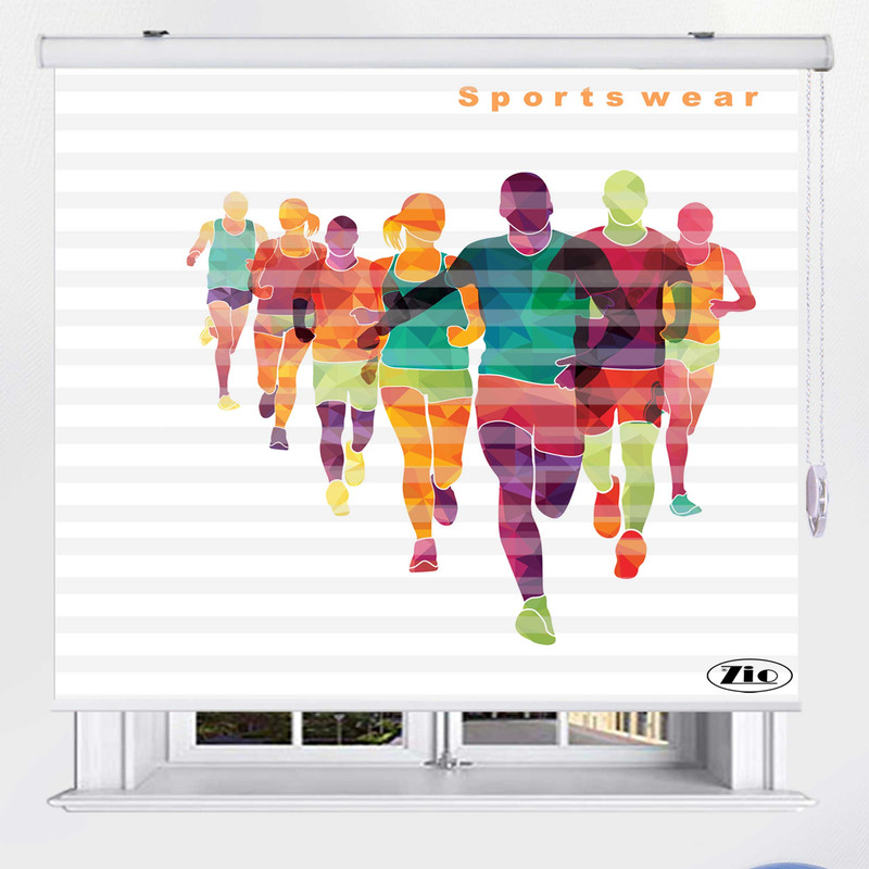 پرده زبرا زیو مدل Sport اسپورت سایز 200x200 سانتی متر