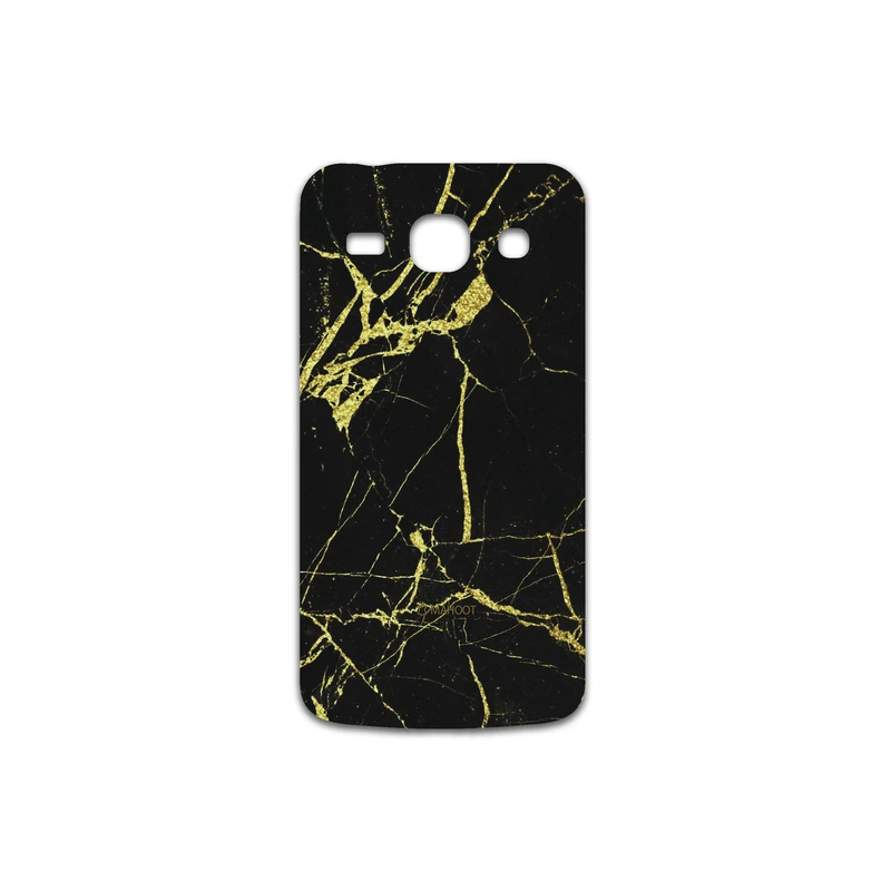 برچسب پوششی ماهوت مدل Graphite-Gold-Marble مناسب برای گوشی موبایل سامسونگ Galaxy Star 2 Plus