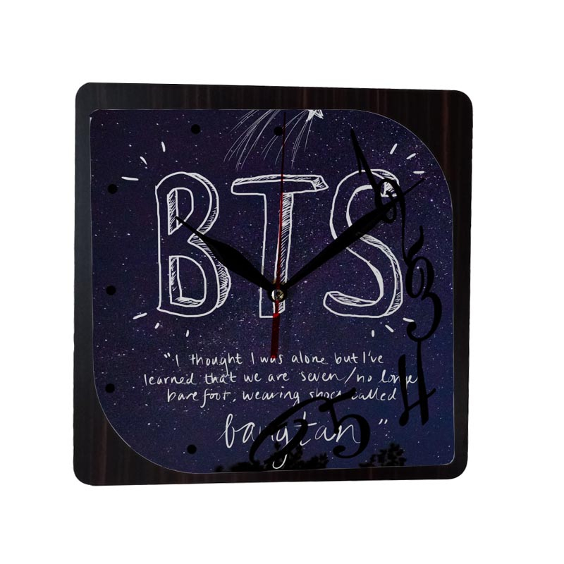 ساعت دیواری طرح bts بی تی اس کد Tb3