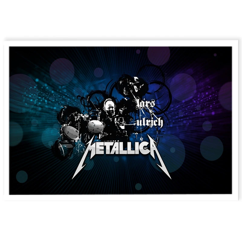 تابلو نوری بکلیت طرح گروه متالیکا Metallica مدل W-s170
