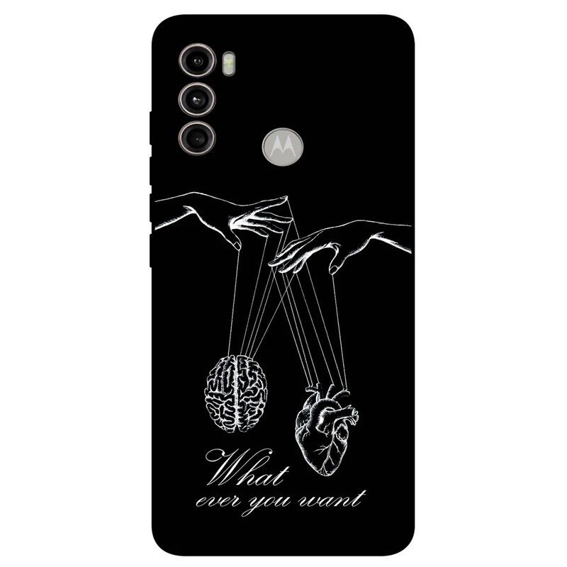 کاور مگافون طرح فکر و احساس مدل 1899 مناسب برای گوشی موبایل موتورولا Moto G60