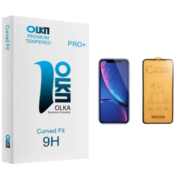 برای محافظ صفحه نمایش سرامیکی الکا مدل Premium glass مناسب گوشی موبایل اپل iPhone XR