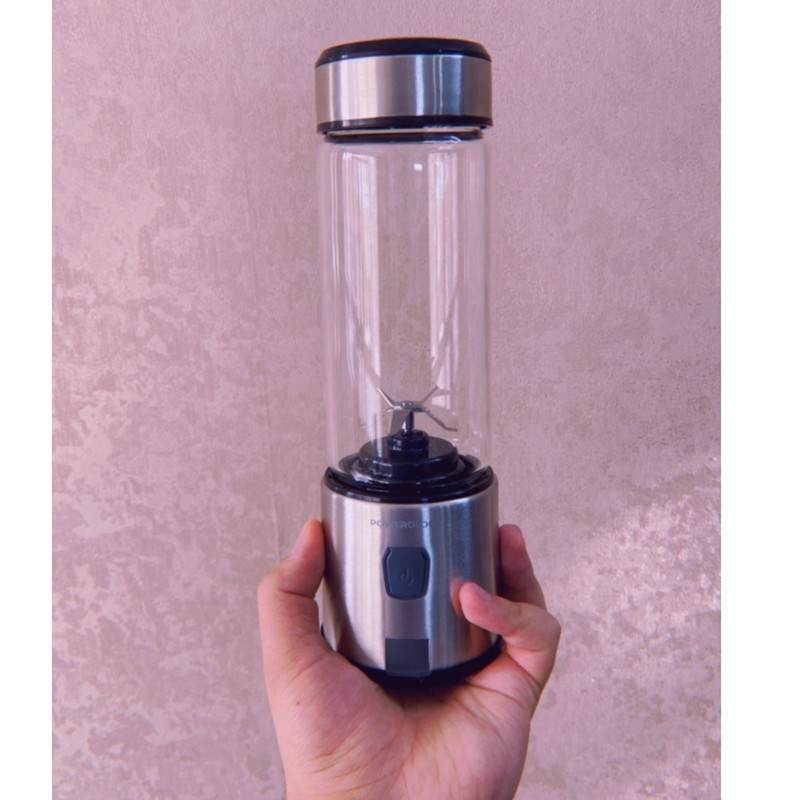 شیکر پاورولوجی مدل شارژی کد 126W Portable گنجایش 0.45 لیتر در ارزانترین فروشگاه اینترنتی ایران ارزان