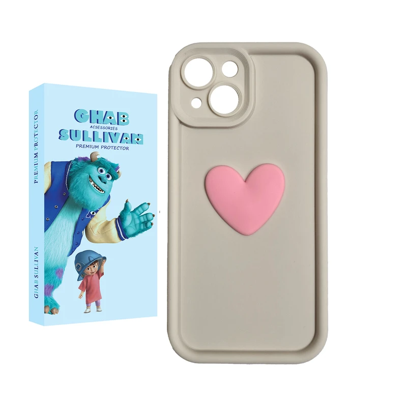 کاور قاب سالیوان مدل SOLID HEART مناسب برای گوشی موبایل اپل iPhone 15