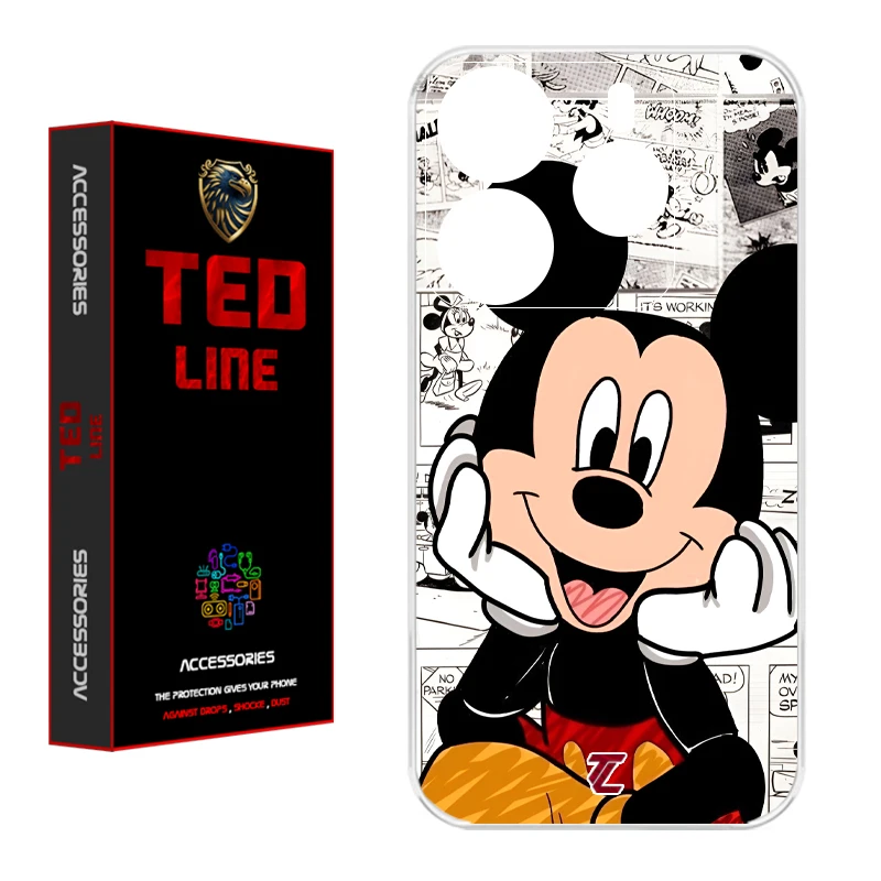 کاور تدلاین طرح میکی موس کد 1151 مناسب برای گوشی موبایل شیائومی Redmi Note 14 4G