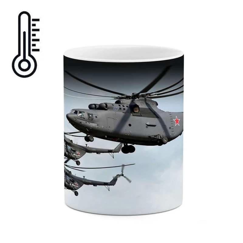 ماگ حرارتی کاکتی مدل هواپیمای جنگنده کد mgh10606