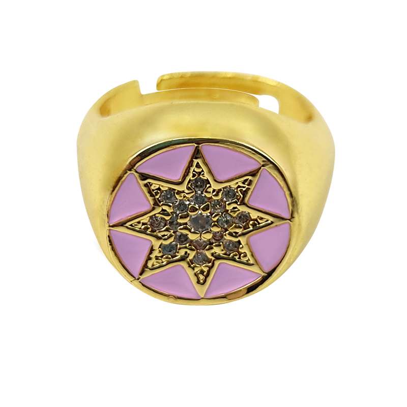 انگشتر زنانه مدل ستاره کد 1249