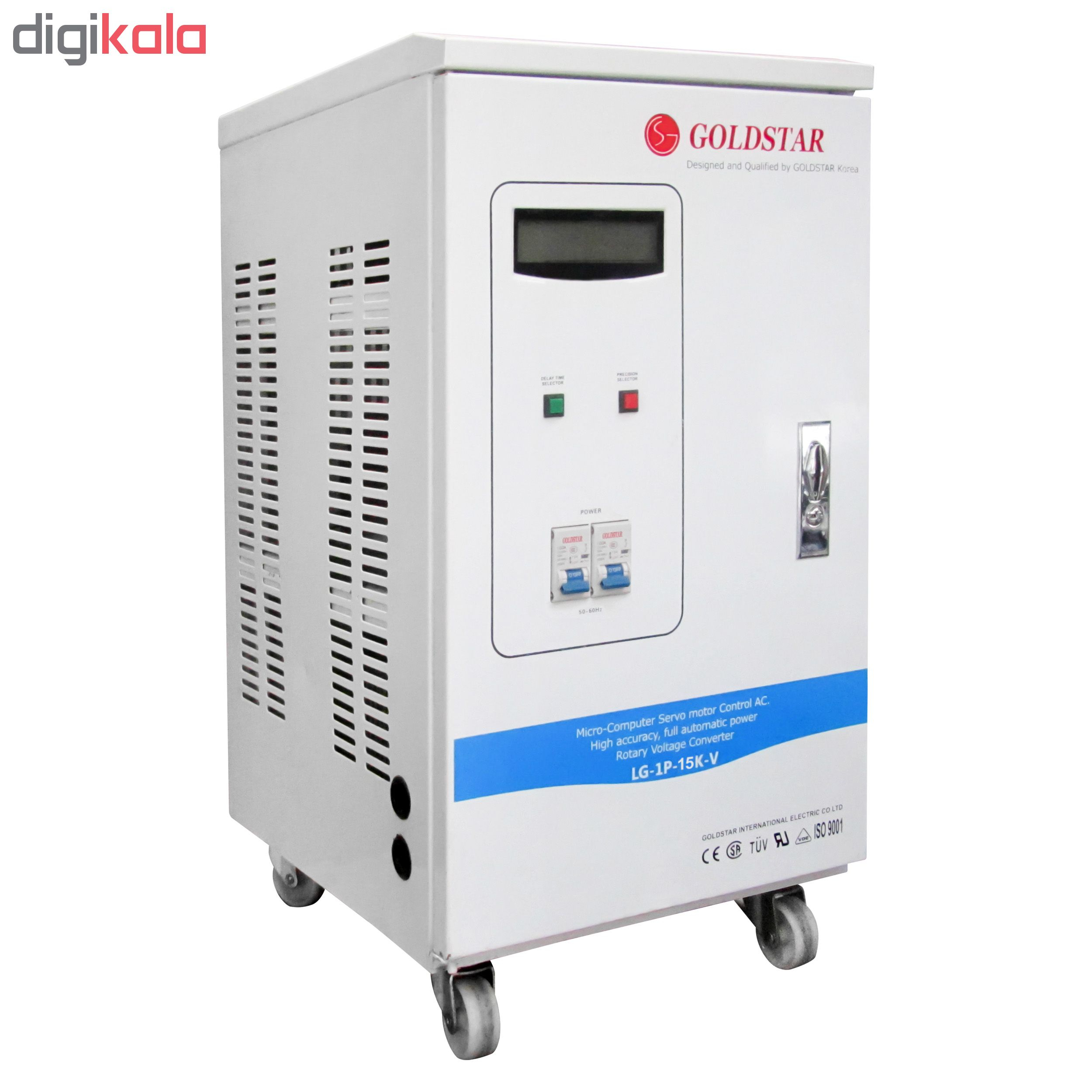 استابلایزر گلداستار مدل LG-1P-15K-V ظرفیت 15000VA