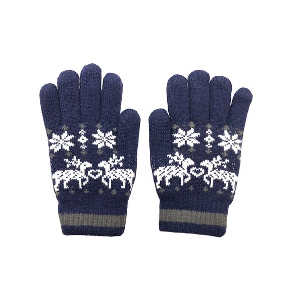 دستکش بافتنی مدل سورتمه