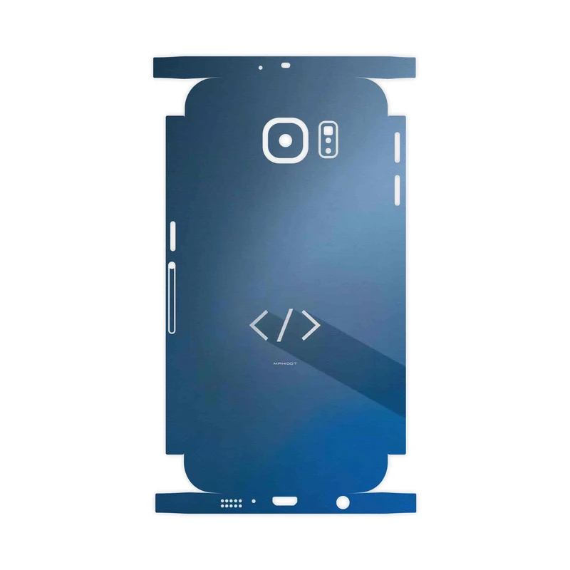 برچسب پوششی ماهوت مدل Minimal Coding icon-FullSkin مناسب برای گوشی موبایل سامسونگ Galaxy S6