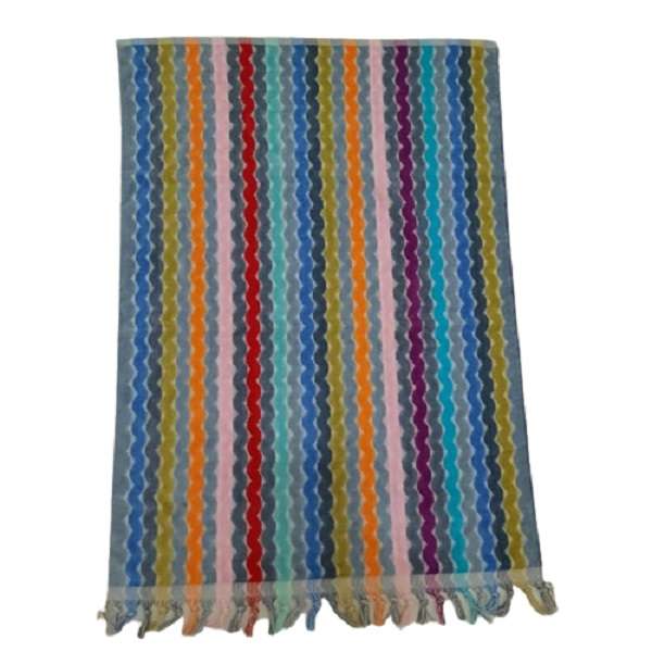 حوله مدل راه راه سایز 70x130 سانتی متر