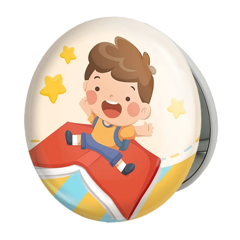 آینه جیبی خندالو طرح بازگشت به مدرسه مدل تاشو کد 30031