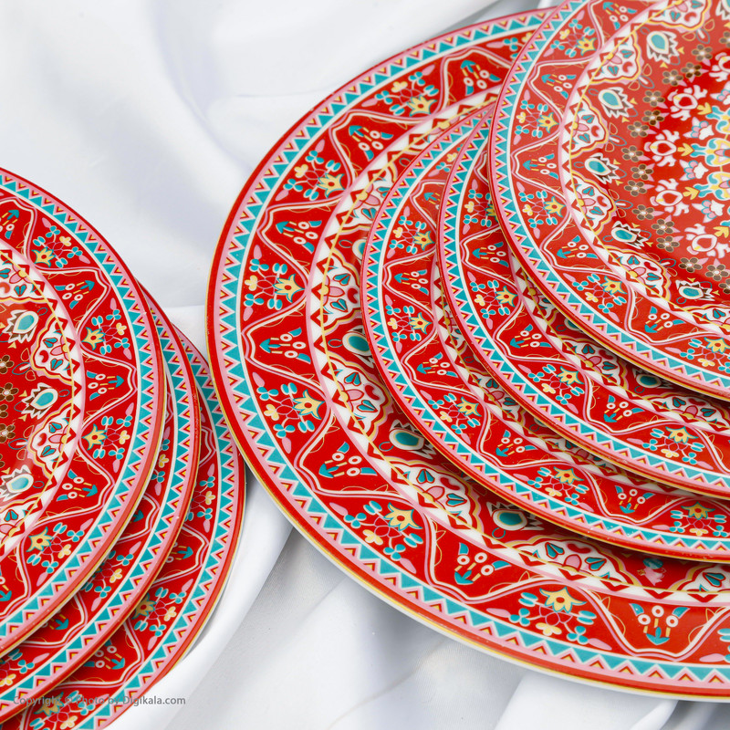 سرویس پذیرایی 7 پارچه مقصود مدل ترنج ورژن یک