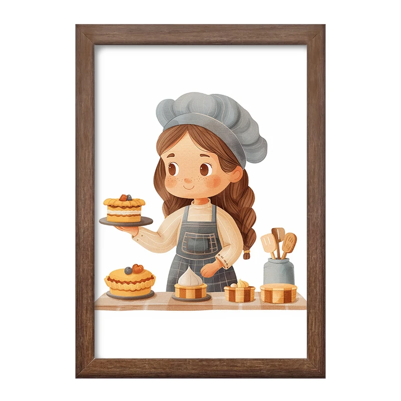 تابلو خندالو طرح کیک و شیرینی پزی کد 36673