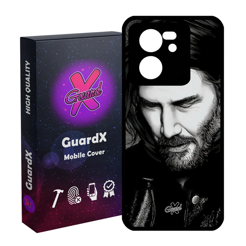 کاور گارد ایکس طرح جان ویک مدل Glass10498 مناسب برای گوشی موبایل شیائومی 13T/13T Pro/Redmi K60 Ultra