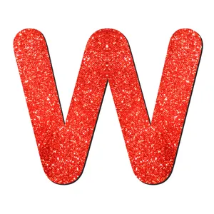 استیکر چوبی کودک مدل حروف انگلیسی کد MDF-GH-W