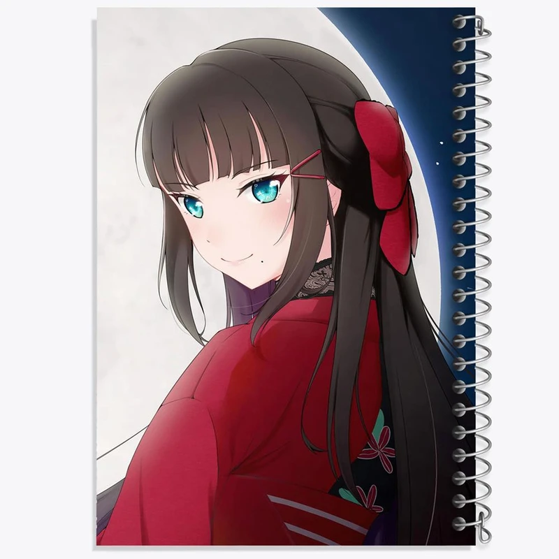 دفتر نقاشی 50 برگ خندالو مدل دیا انیمه مادوکا مجیکا Madoka Magica کد 18414