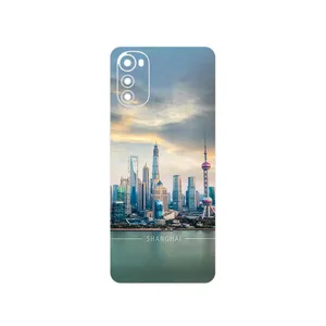 MAHOOT Shanghai_City Cover Sticker for Motorola Moto E32s