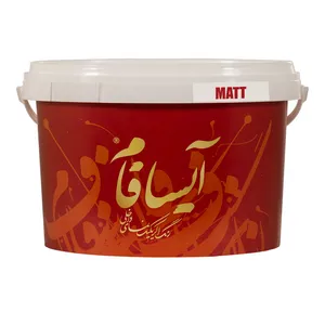 رنگ اکریلیک مات آیسافام کد MATT وزن 3.500 کیلوگرم
