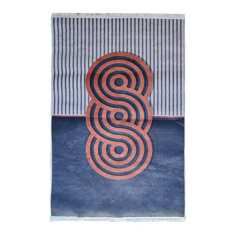 فرش پارچه ای مدل فرشینه طرح اتاق بزرگسالان کد 202