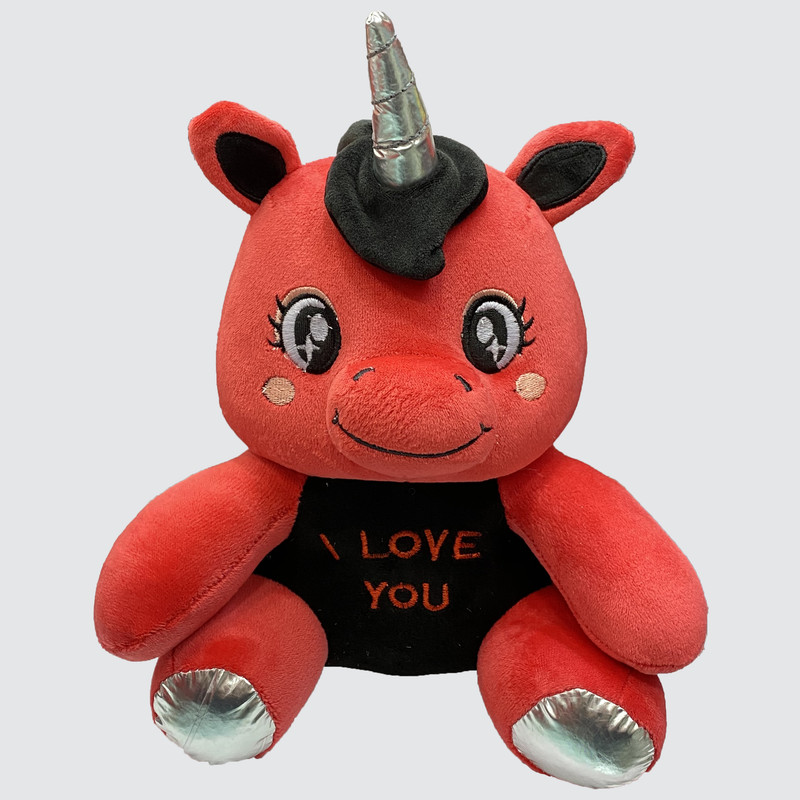 عروسک طرح اسب تک شاخ ارتفاع 30 سانتی متر