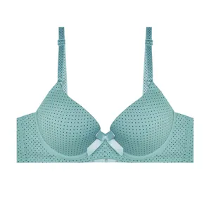 سوتین اسفنجی زنانه آنی لوکس مدل خال خالی کد 10323