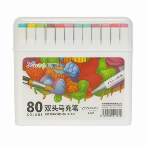 ماژیک راندو ژیائویی مدل دو سر بسته 80 عددی