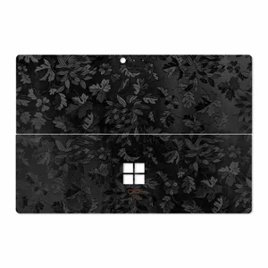 MAHOOT Black-Wildflower Cover Sticker for Microsoft Surface Pro 4 2015