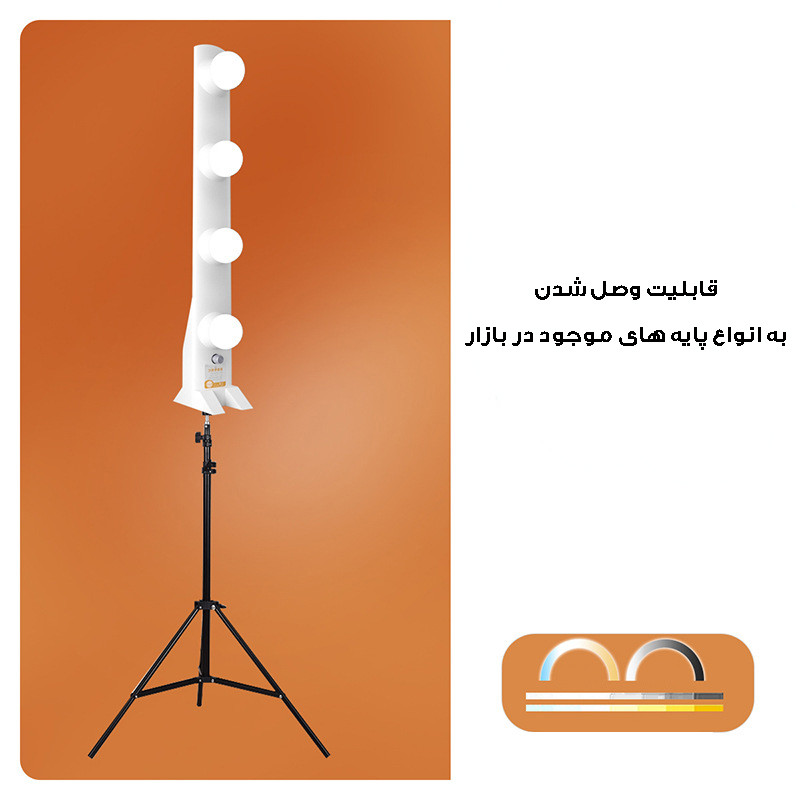 نور ثابت ال ای دی مدل MM6918 بسته 2 عددی