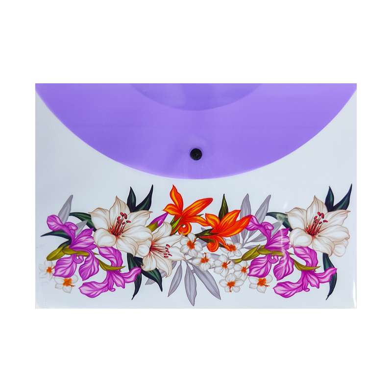 پوشه دکمه دار پیلاوران مدل فانتزی جیب دار طرح گل کد 09