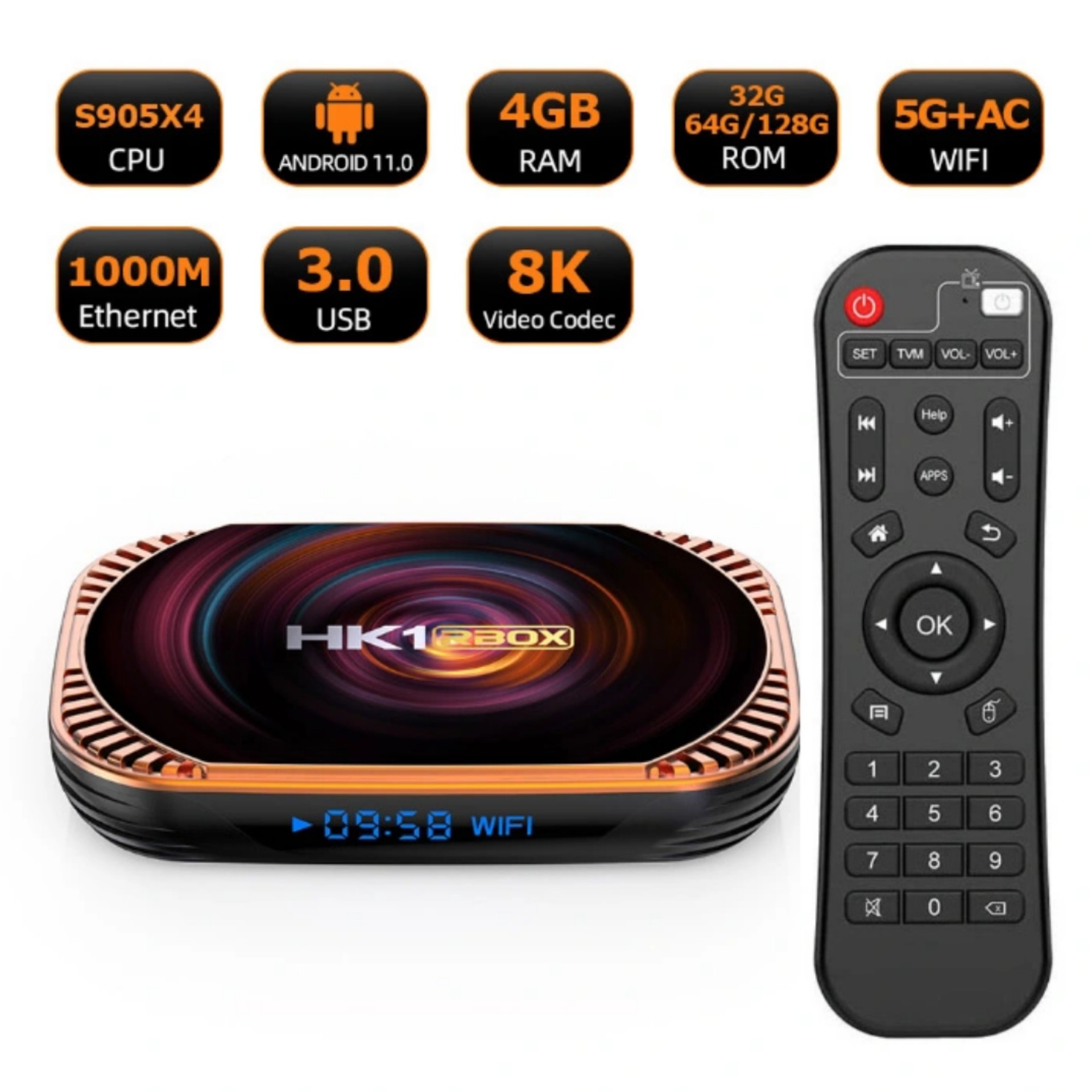 اندروید باکس اچ‌کی1 مدل RBOX X4