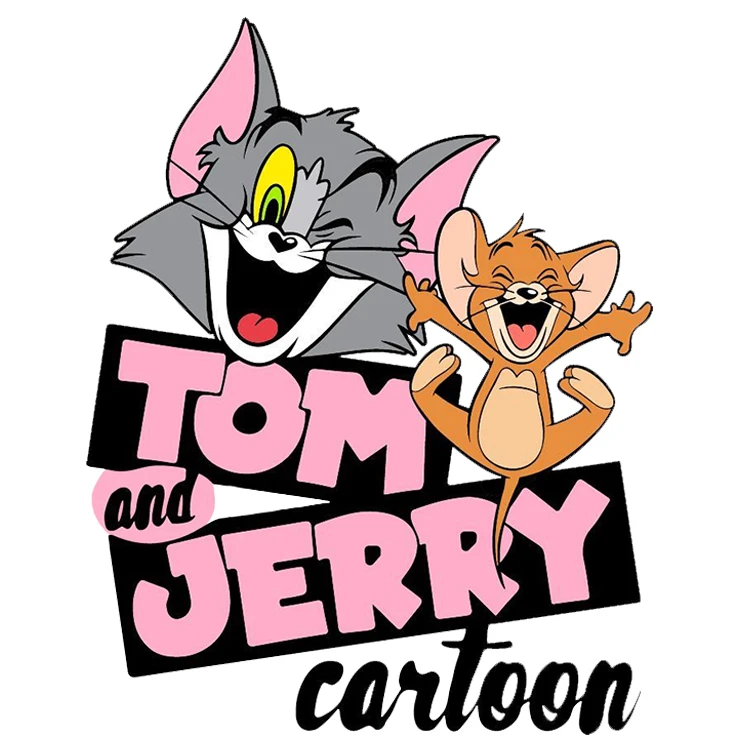 استیکر پارچه و لباس پاد آفرین مدل تام و جری کد DKST264