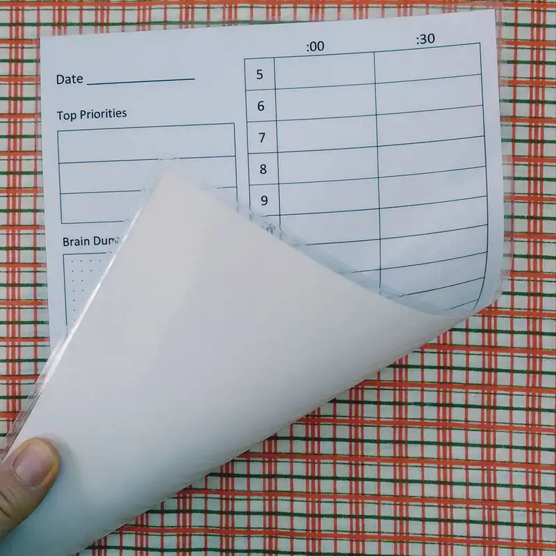 تخته وایت برد مدل مقوایی دو رو سایز 30X21 سانتی متر بسته 3 عددی