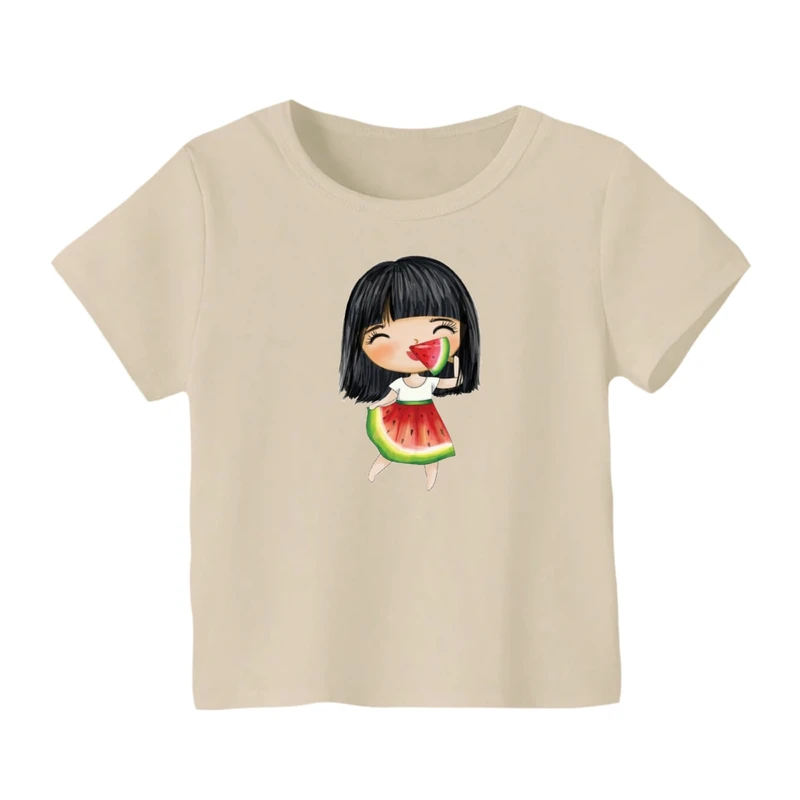 تی شرت آستین کوتاه بچگانه مدل دخترک یلدایی کد 10