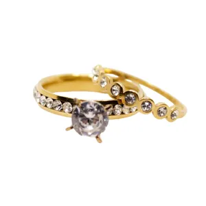 انگشتر زنانه کد RKH_909 مجموعه 2 عددی