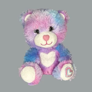 عروسک طرح خرس مدل Build a Bear RainBow Bear کد SZ13/1175 ارتفاع 18 سانتی‌متر