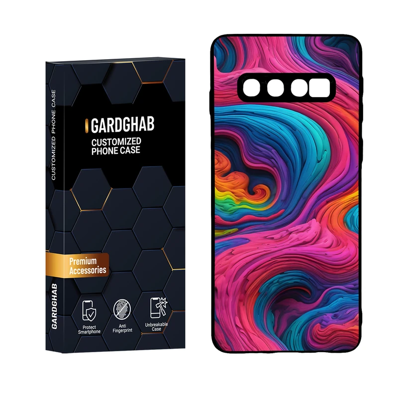 کاور گارد قاب مدل پشت گلس ساده مناسب برای گوشی موبایل سامسونگ Galaxy S10