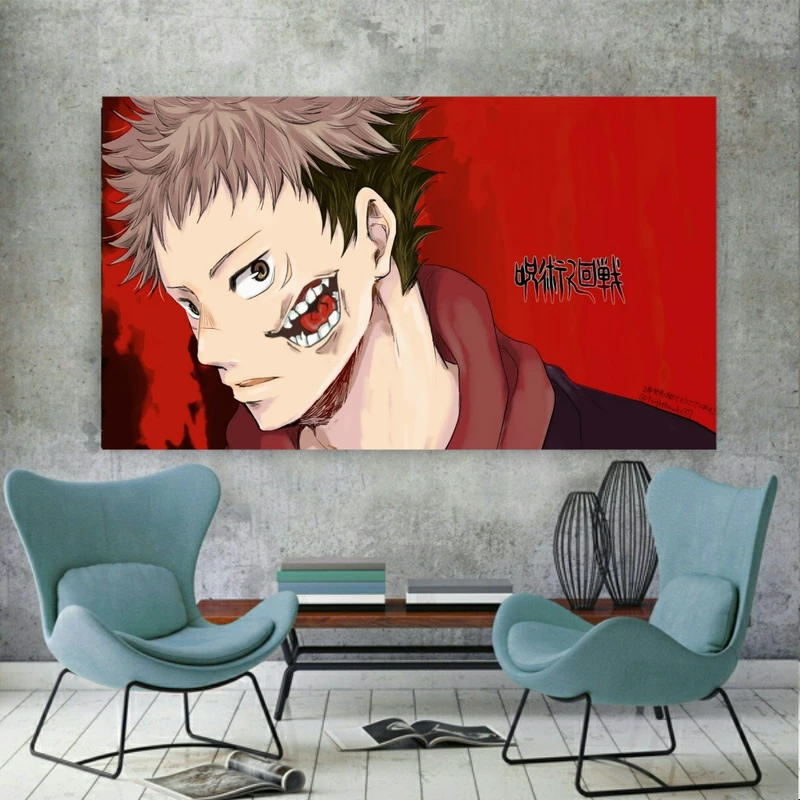 پوستر دیواری طرح انمیه جوجوتسو کایسن مدل SDT3056