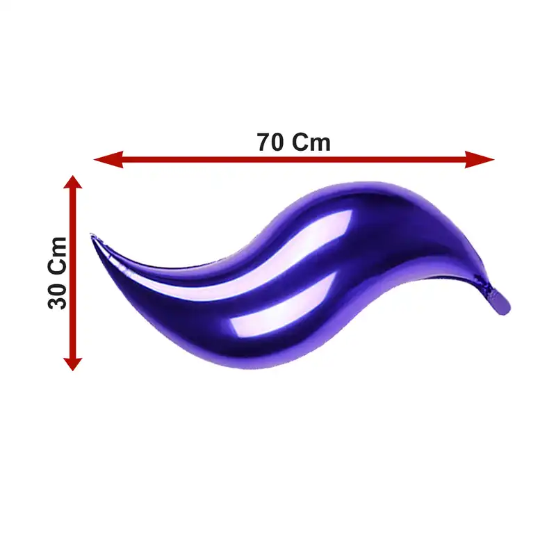 بادکنک فویلی لاکی بالونز مدل دم پری دریایی کد 1183 مجموعه 2 عددی
