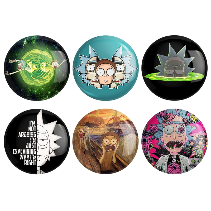 پیکسل خندالو طرح ریک و مورتی کد 190B مجموعه 6 عددی 