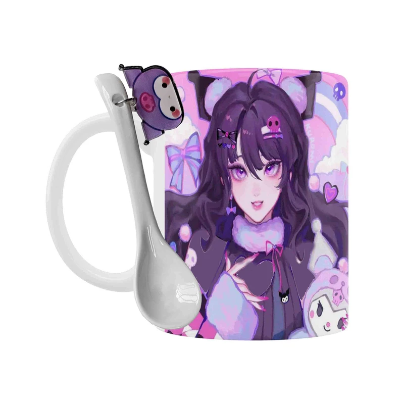 ماگ مدل کرومی و ملودی کیوت فانتزی کد kuromi melody 166